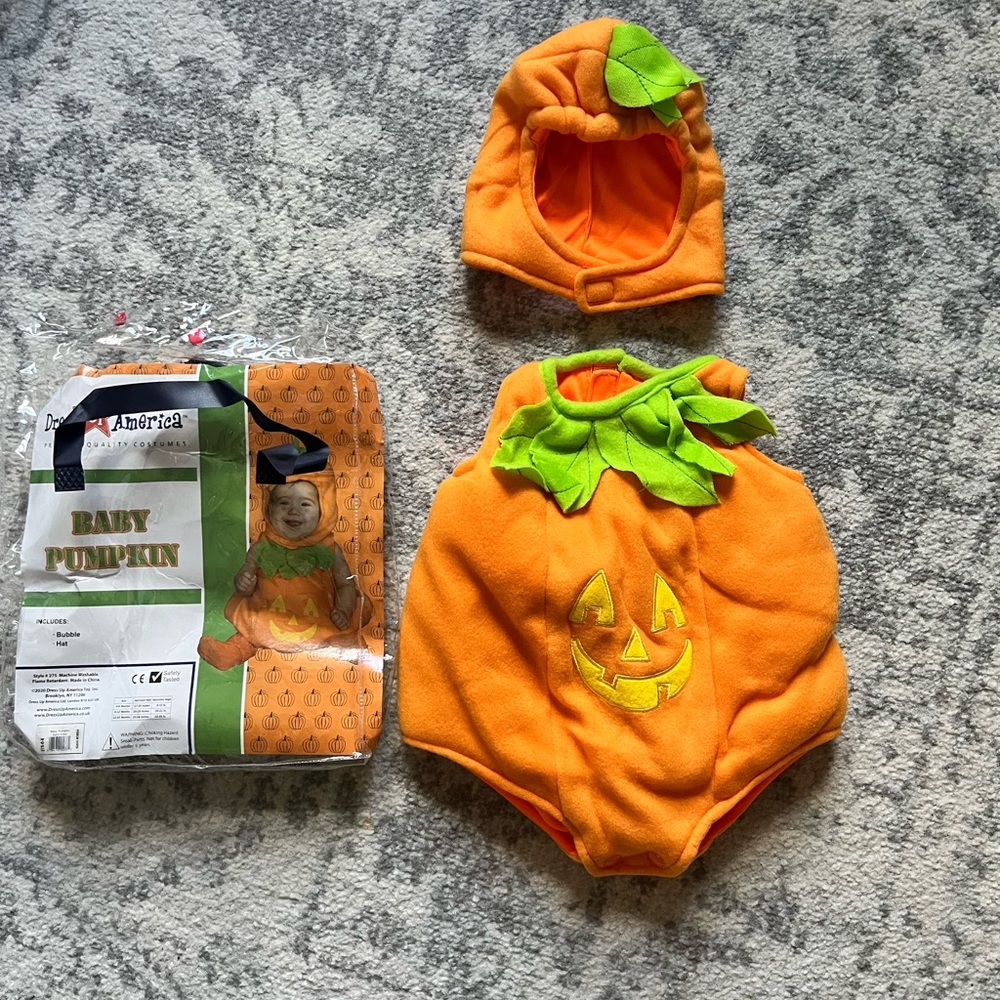 Baby Pumpkin Costume 0-6months
